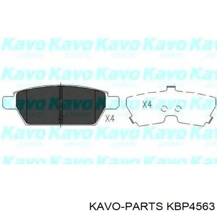 Купити KBP4563 Kavo Parts Колодки гальмівні передні, дискові