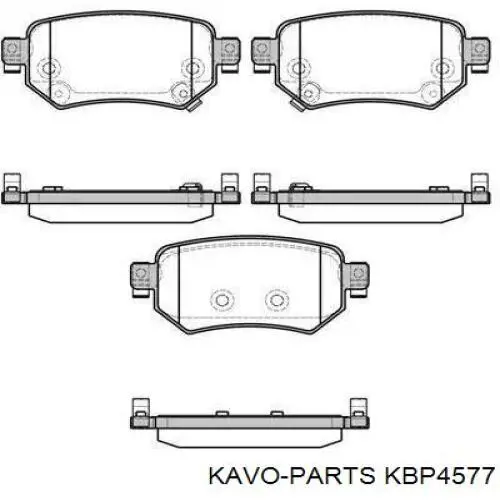 Задні гальмівні колодки RT1PD32340 Rotinger