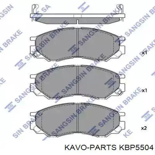 Купити KBP5504 Kavo Parts Задні колодки