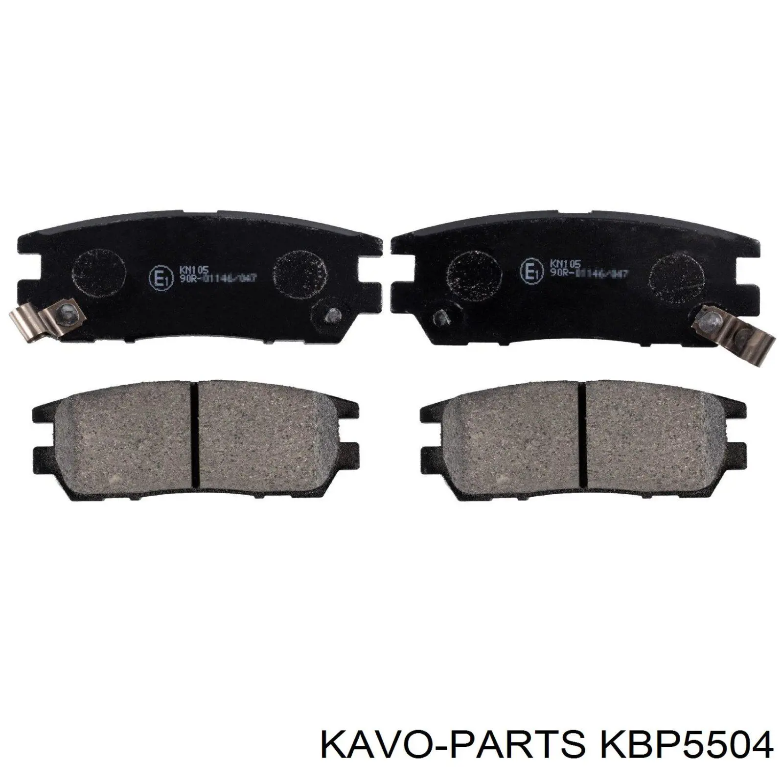 KBP5504 Kavo Parts Колодки гальмівні задні, дискові