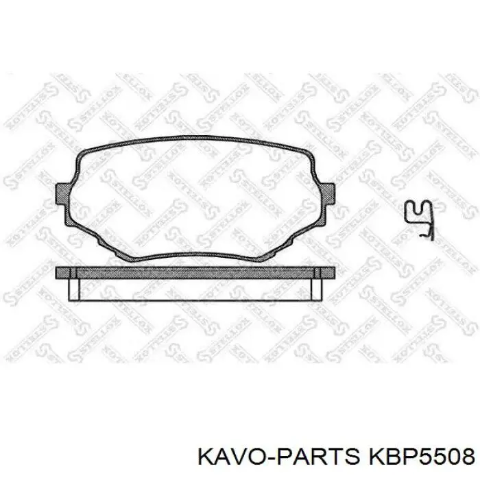 Купити KBP5508 Kavo Parts Колодки гальмівні передні, дискові