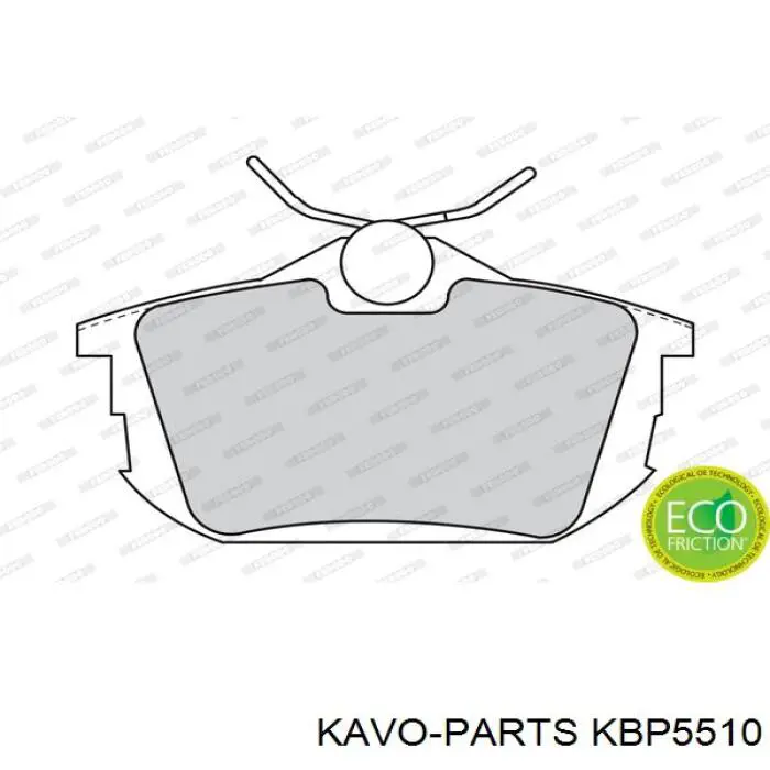 Купити KBP5510 Kavo Parts Задні колодки