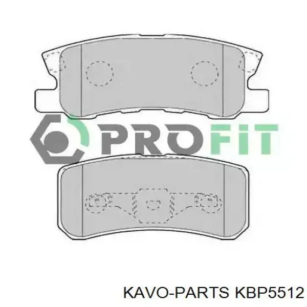Купити KBP5512 Kavo Parts Задні колодки