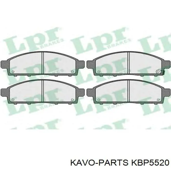 Гальмівні колодки Kavo Parts KBP5520 ціна, від 19.71 USD
