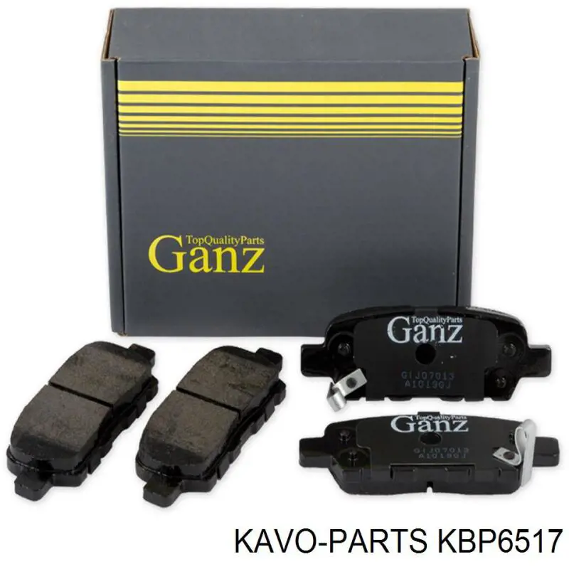 Купити KBP6517 Kavo Parts Задні колодки