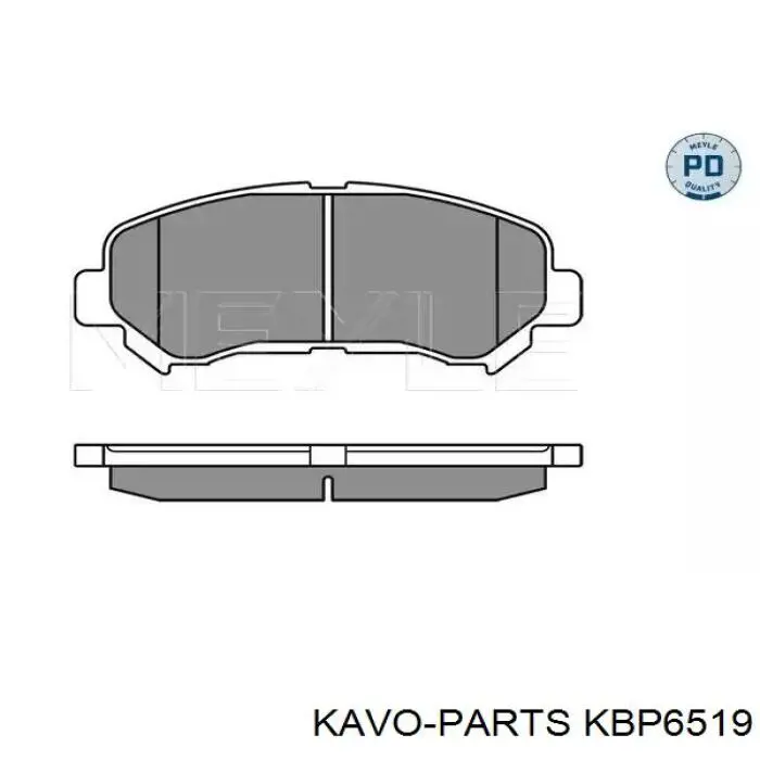 Гальмівні колодки Kavo Parts KBP6519 ціна, від 20.59 USD