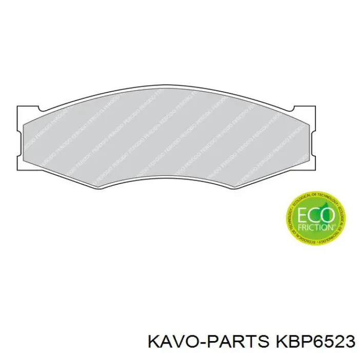 KBP6523 Kavo Parts Передні гальмівні колодки