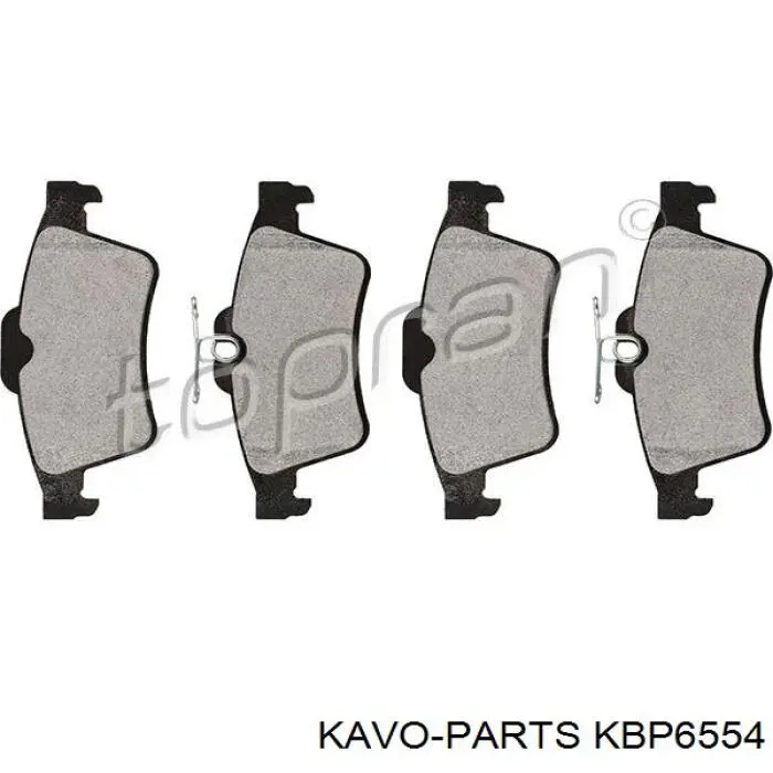 Задні дискові колодки Kavo Parts KBP6554