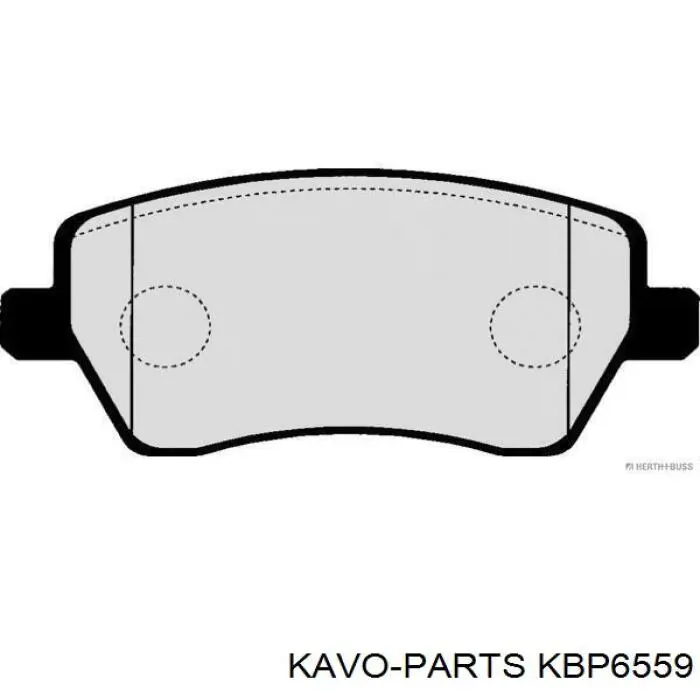 Купити KBP6559 Kavo Parts Колодки гальмівні передні, дискові