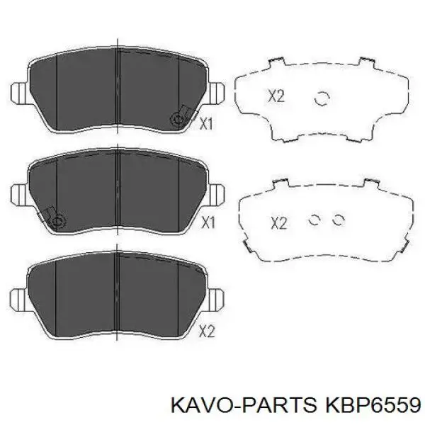 Передні тормозні колодки KBP6559 Kavo Parts