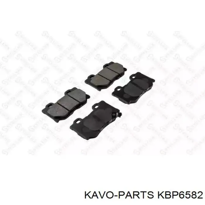 Колодки гальмові задні, дискові KBP6582 Kavo Parts