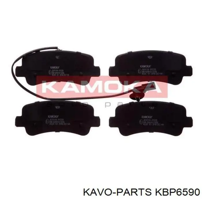 Задні гальмівні колодки Kavo Parts KBP6590 ціна, від 20.37 USD