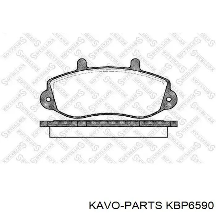 Купити KBP6590 Kavo Parts Задні колодки