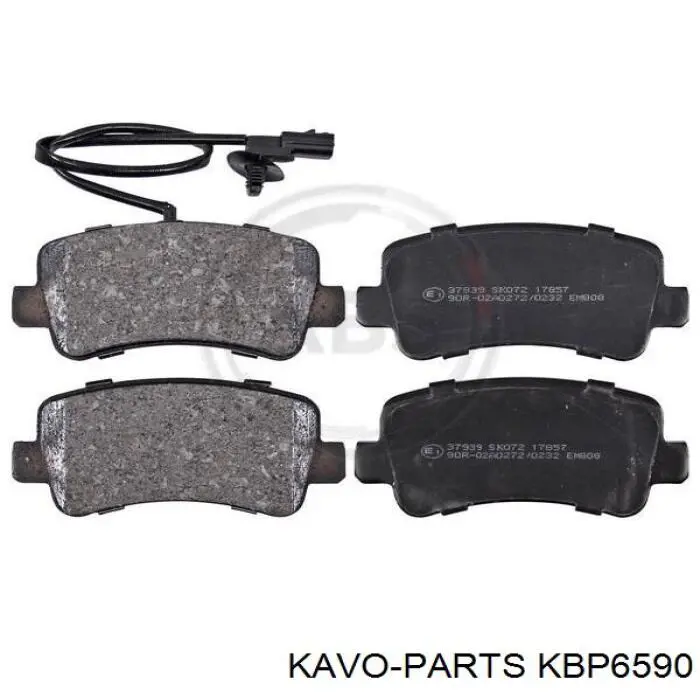 Задні дискові колодки Kavo Parts KBP6590