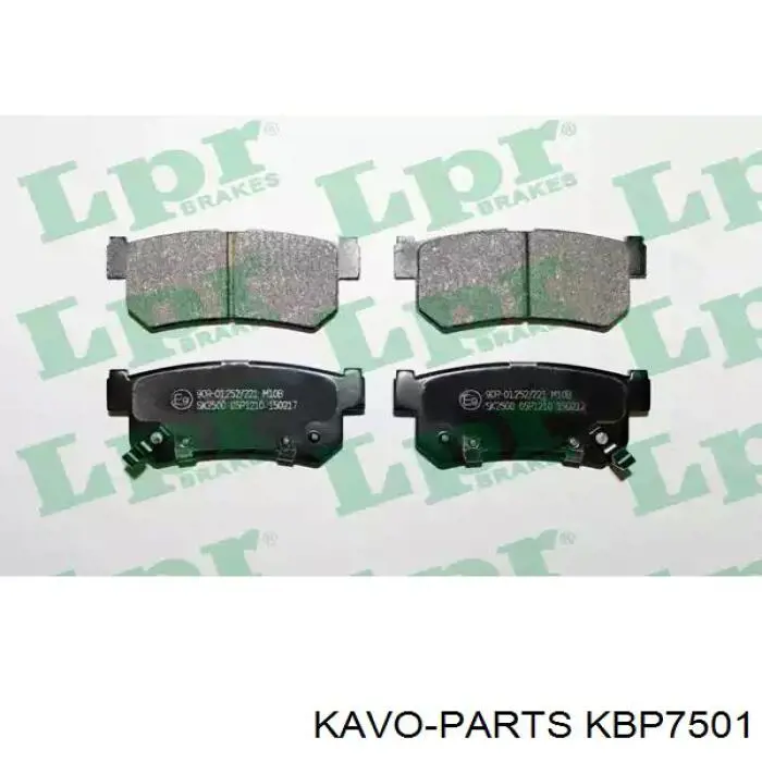 Купити KBP7501 Kavo Parts Задні колодки