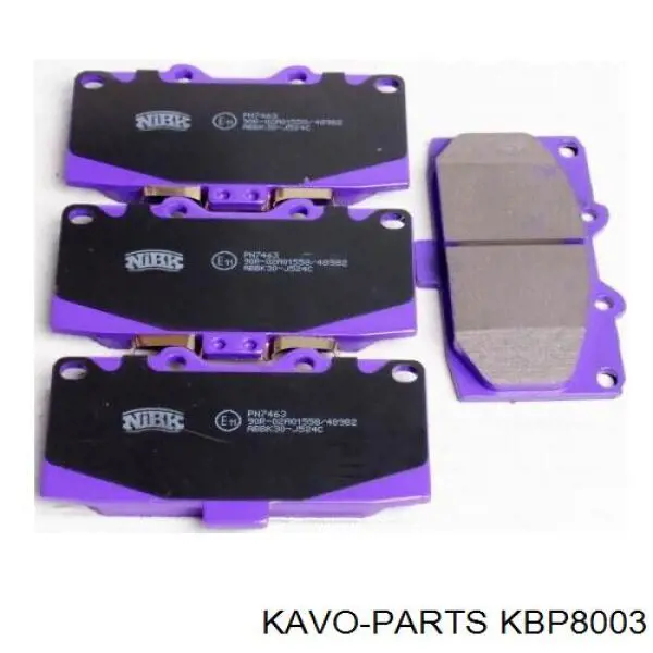 Передні тормозні колодки KBP8003 Kavo Parts