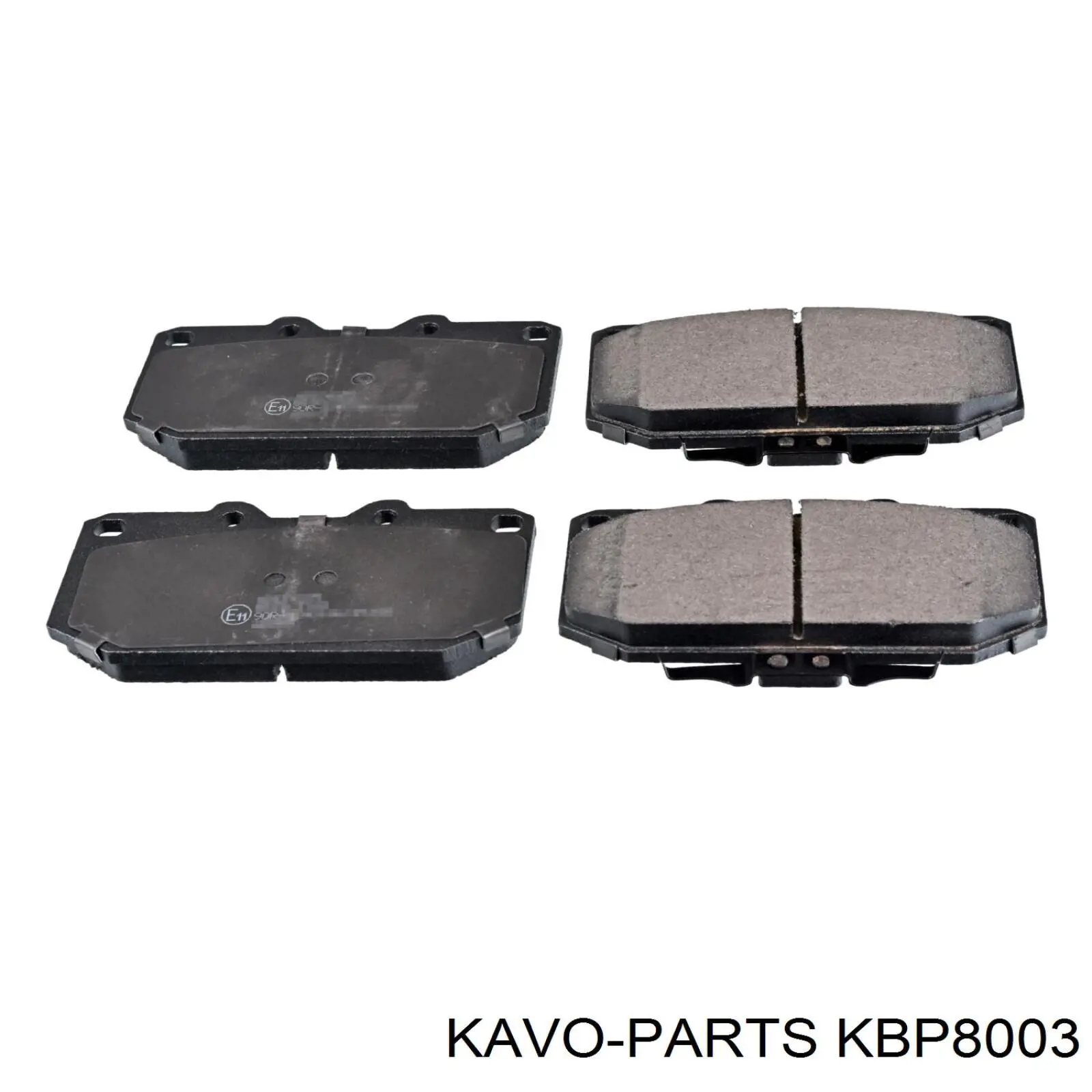 Колодки гальмівні передні, дискові KBP8003 Kavo Parts