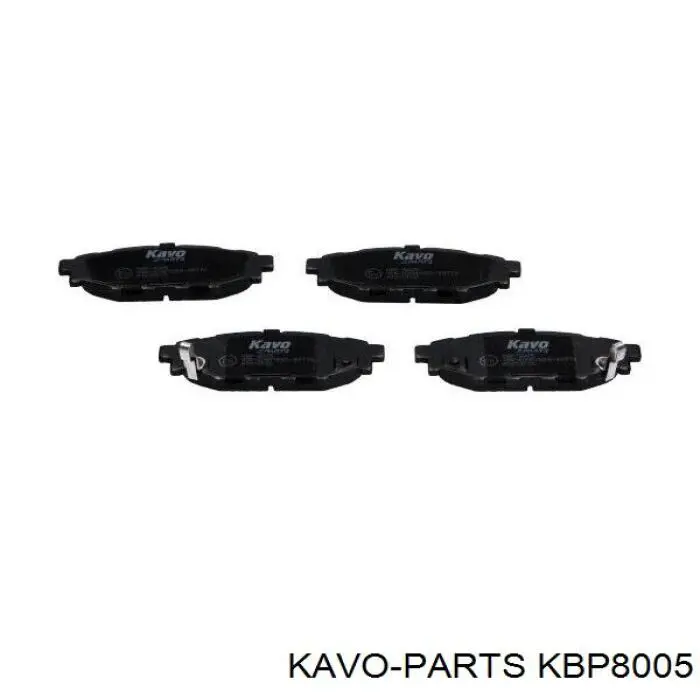 Задні гальмівні колодки KBP8005 Kavo Parts