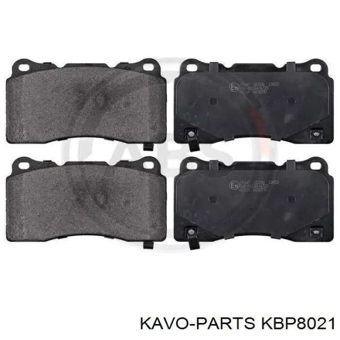 Гальмівні колодки Kavo Parts KBP8021 ціна, від 29.65 USD