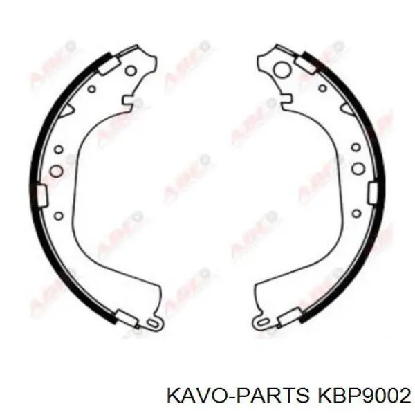 Купити KBP9002 Kavo Parts Колодки гальмівні передні, дискові