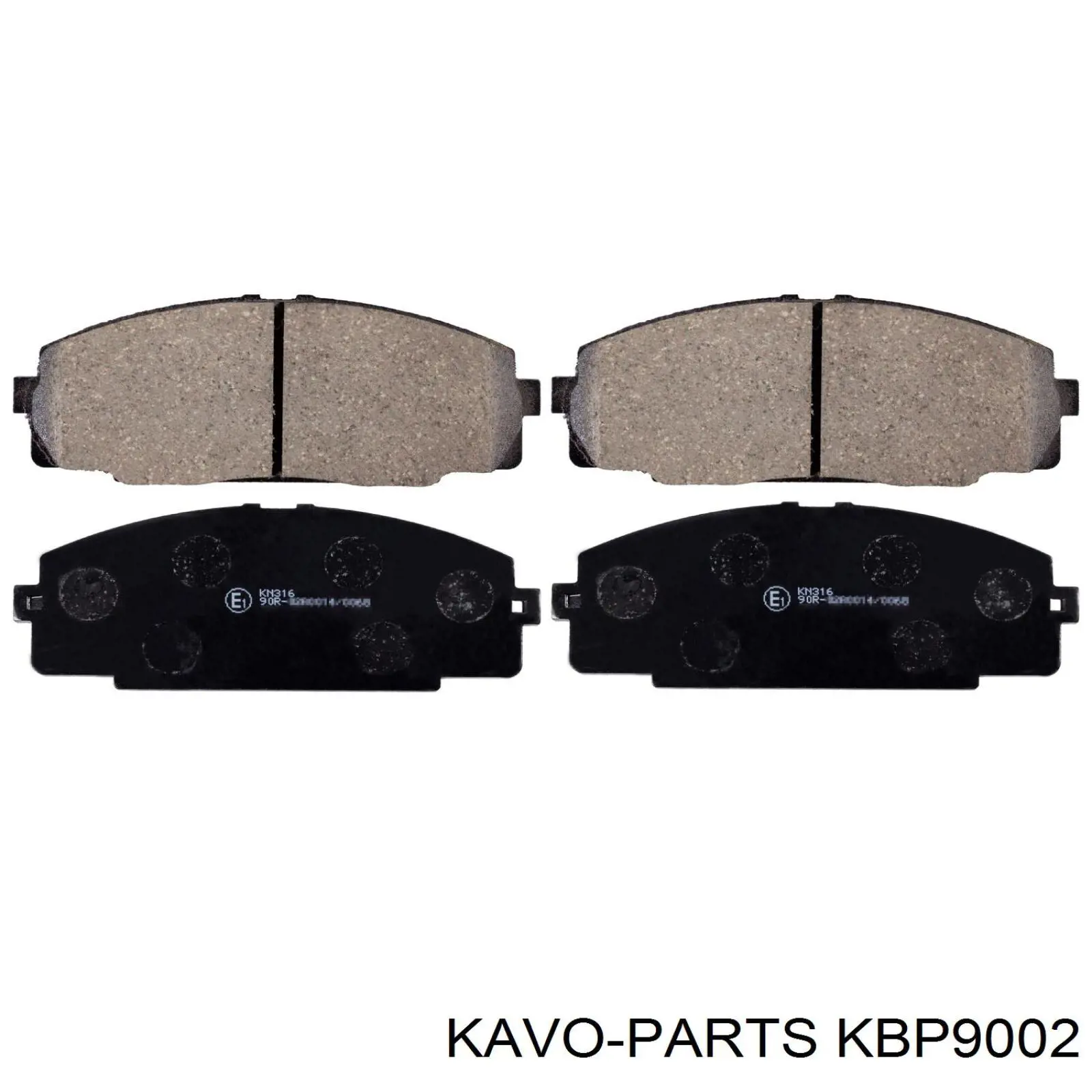 Колодки гальмівні передні, дискові KBP9002 Kavo Parts