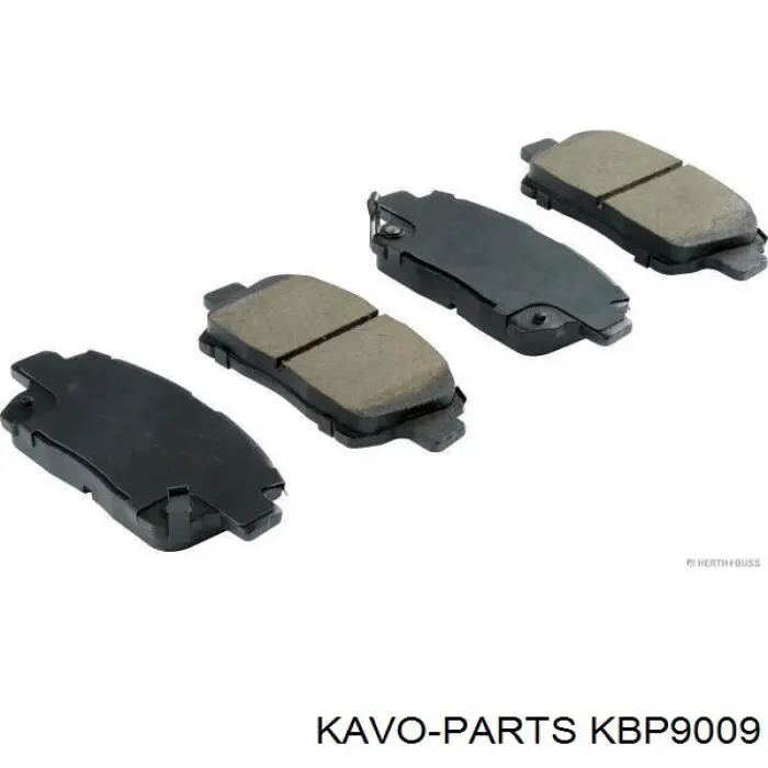 Гальмівні колодки Kavo Parts KBP9009 ціна, від 15.45 USD