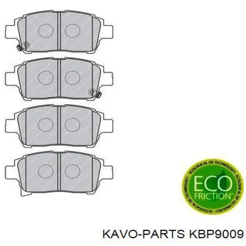 Передні тормозні колодки KBP9009 Kavo Parts