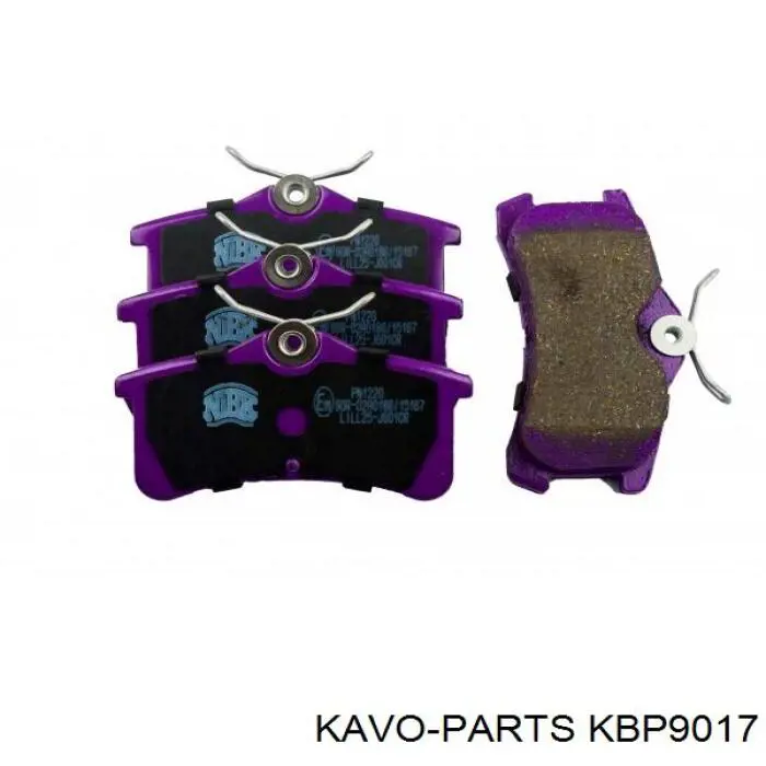 Задні гальмівні колодки Kavo Parts KBP9017 ціна, від 14.73 USD