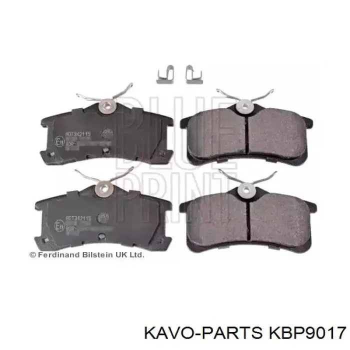 Задні дискові колодки Kavo Parts KBP9017
