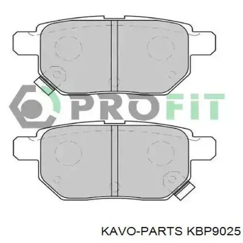 Купити KBP9025 Kavo Parts Задні колодки