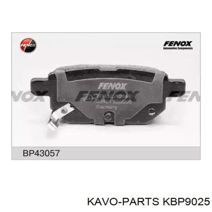Задні гальмівні колодки KBP9025 Kavo Parts