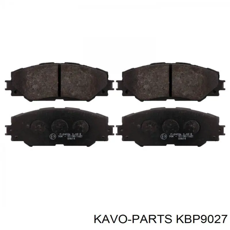Купити KBP9027 Kavo Parts Колодки гальмівні передні, дискові