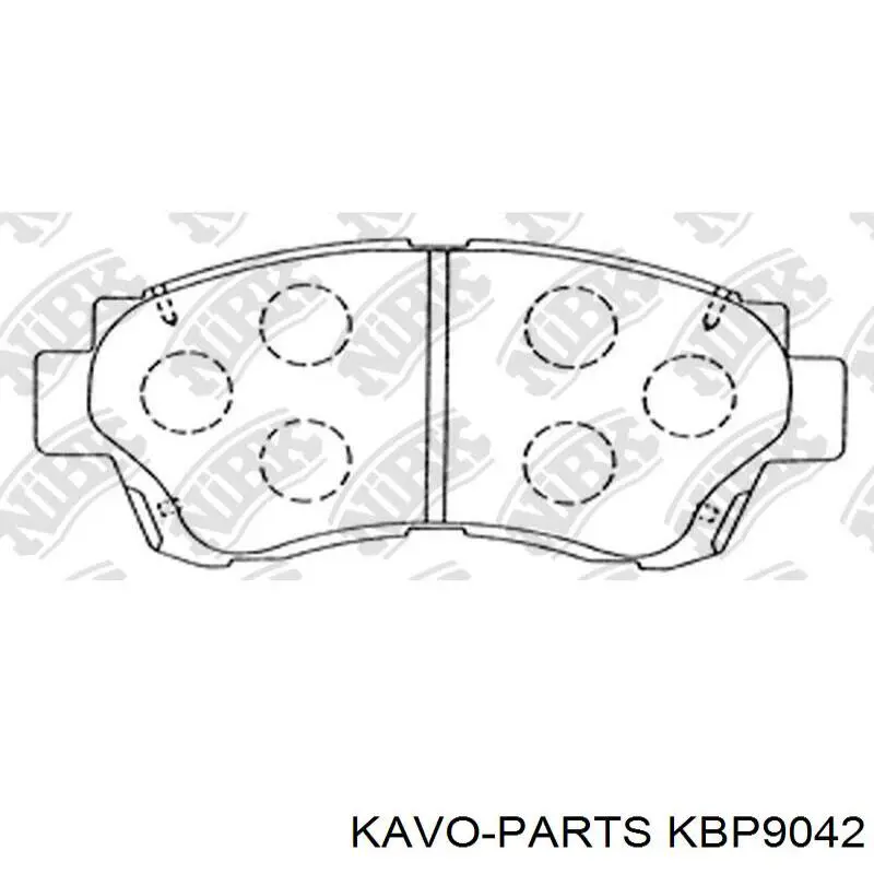 Гальмівні колодки Kavo Parts KBP9042 ціна, від 21.79 USD