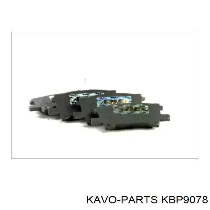 KBP9078 Kavo Parts Колодки гальмівні задні, дискові