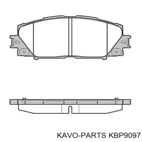 Передні тормозні колодки KBP9097 Kavo Parts