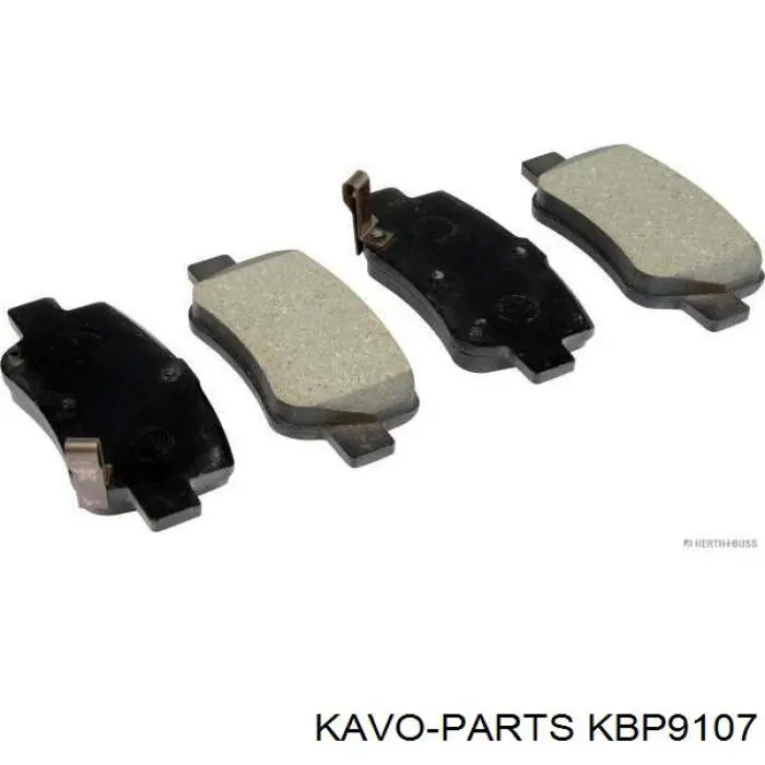 Задні дискові колодки Kavo Parts KBP9107