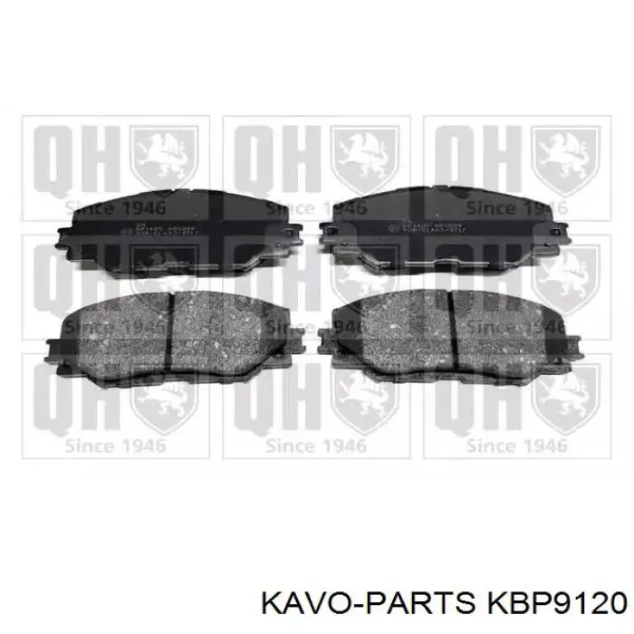 KBP9120 Kavo Parts Передні гальмівні колодки