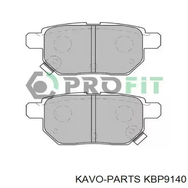 Гальмівні колодки Kavo Parts KBP9140 ціна, від 16.71 USD