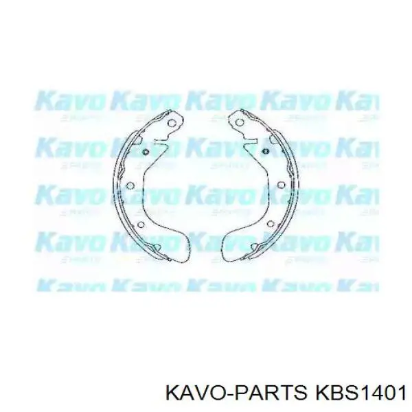 KBS1401 Kavo Parts колодки гальмові задні, барабанні