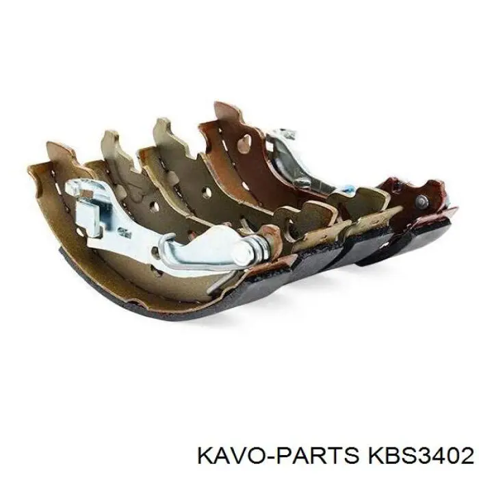 KBS3402 Kavo Parts Колодки гальмівні задні, барабанні