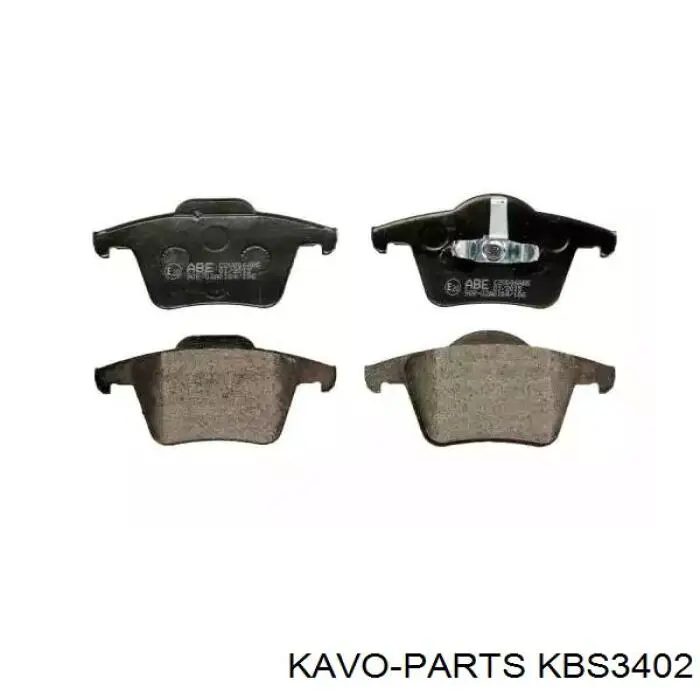 Колодки гальмові задні, барабанні Kavo Parts KBS3402 ціна, від 20.87 USD