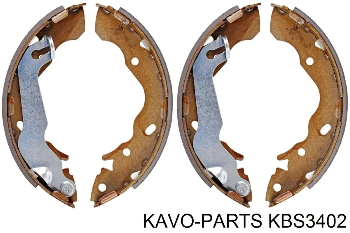 Колодки гальмові задні, барабанні KBS3402 Kavo Parts
