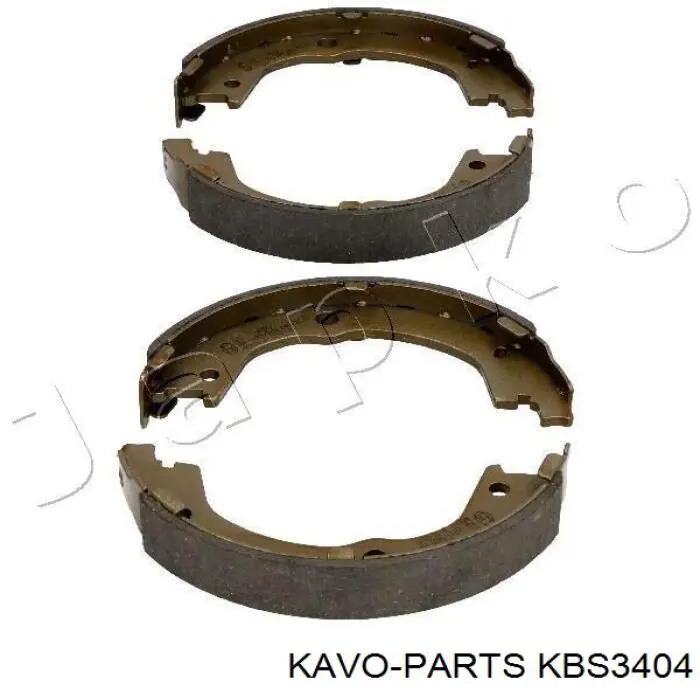 KBS3404 Kavo Parts колодки ручника/стоянкового гальма