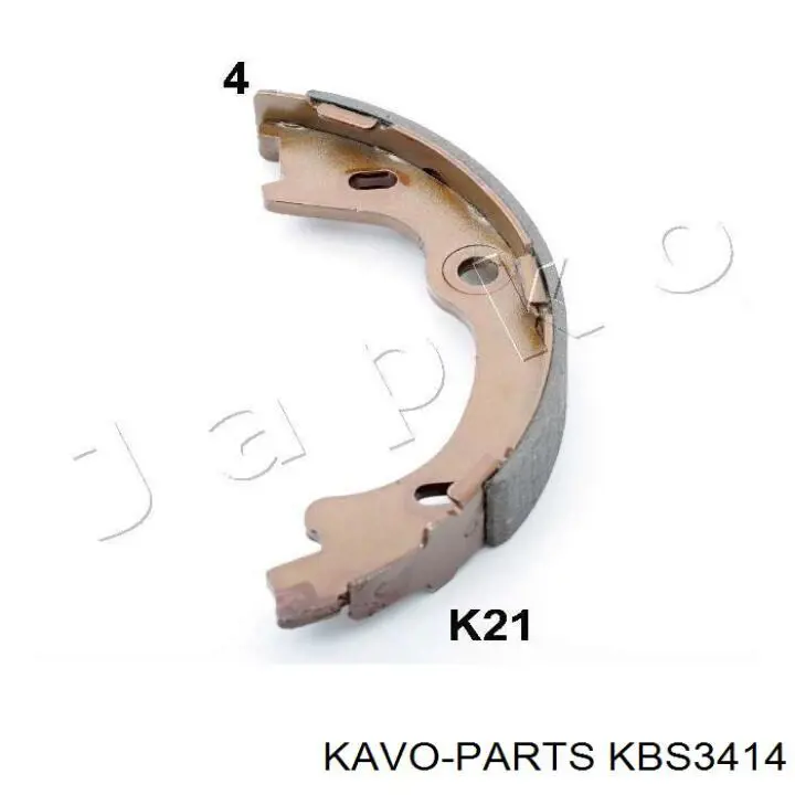 Колодки ручника/стоянкового гальма KBS3414 Kavo Parts