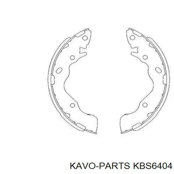 Колодки стоянкового гальма Kavo Parts KBS6404