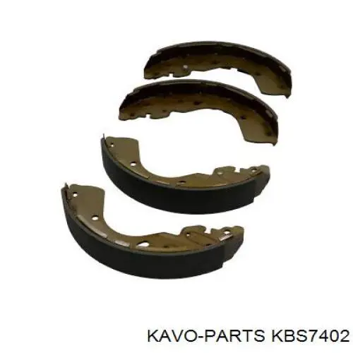KBS7402 Kavo Parts колодки гальмові задні, барабанні