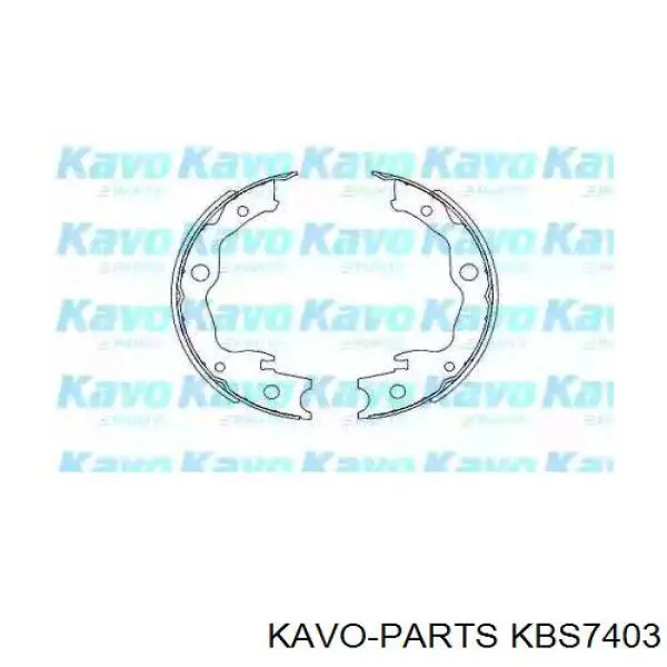 K837 Kampol колодки ручника/стоянкового гальма