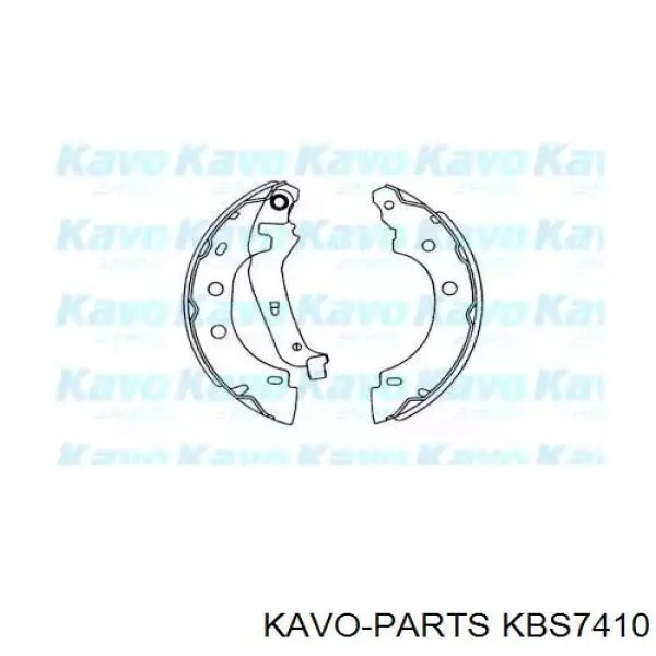 KBS7410 Kavo Parts колодки гальмові задні, барабанні