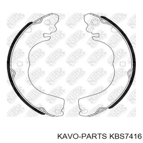 Купити KBS7416 Kavo Parts Колодки гальмові задні, барабанні