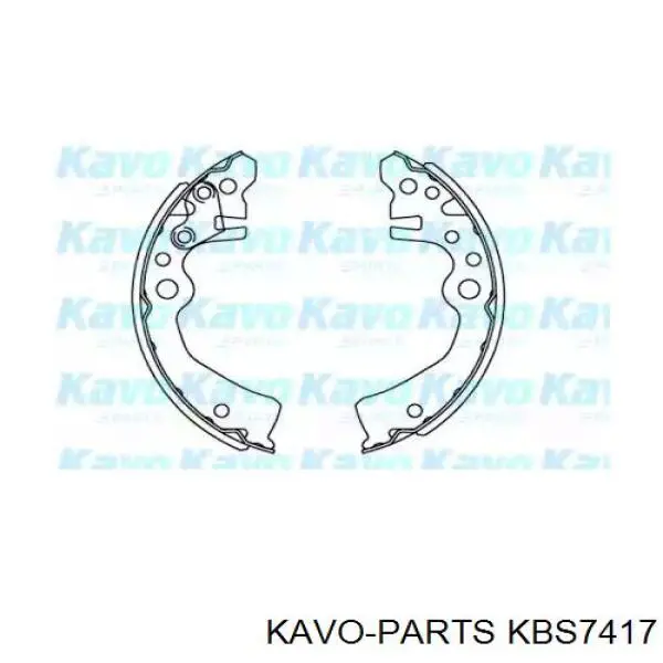 Колодки гальмові задні, барабанні Ashika 5501147 ціна, від 13.82 USD